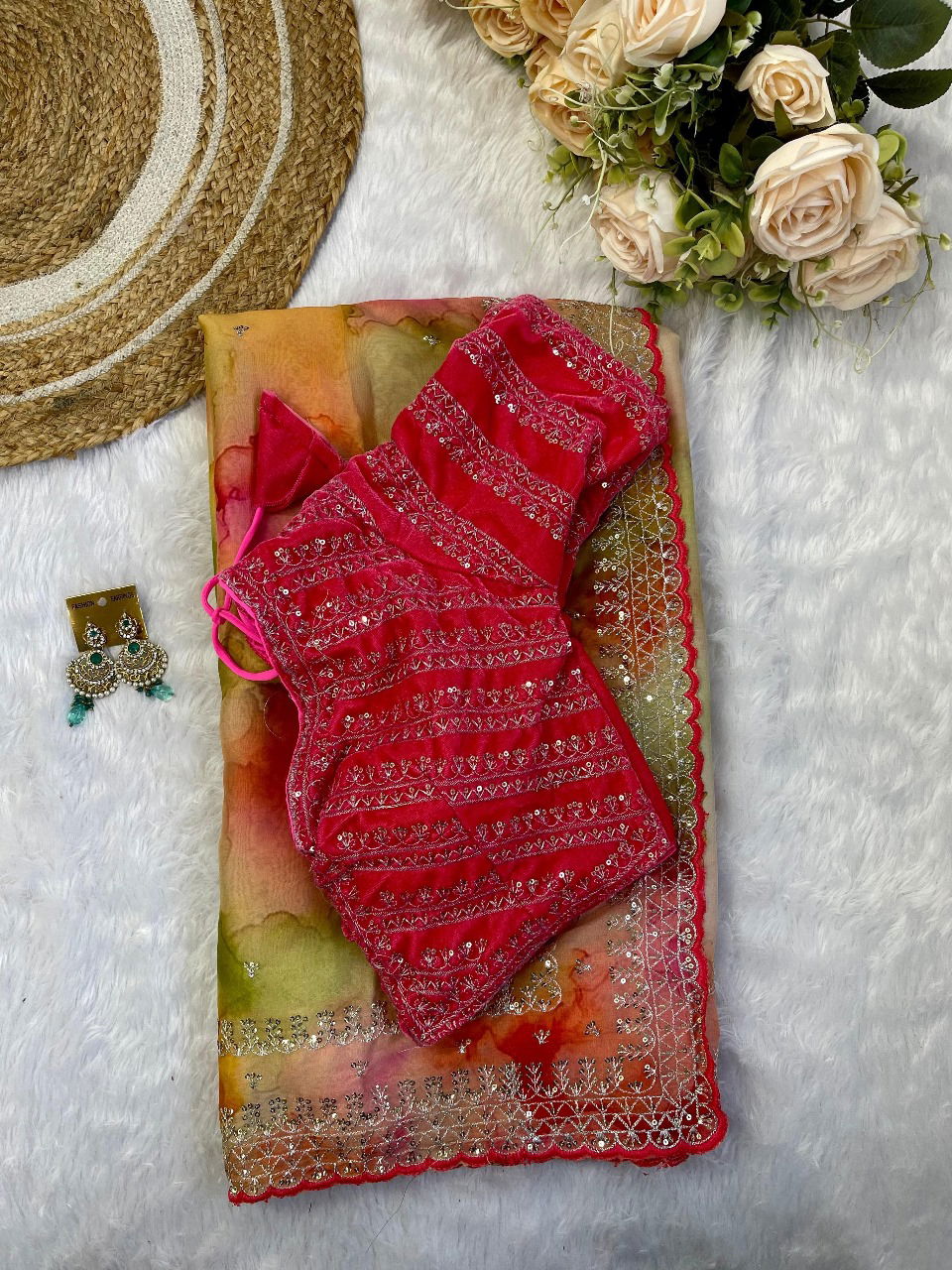 Jk Designer Pure Soft Rangoli Silk Party Wear Sarees Wholesale Market In Surat